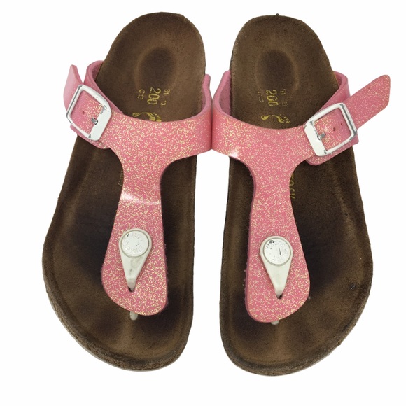Birkenstock Other - Birkenstock Pink Galaxy Gizeh Thong Girls Glitter